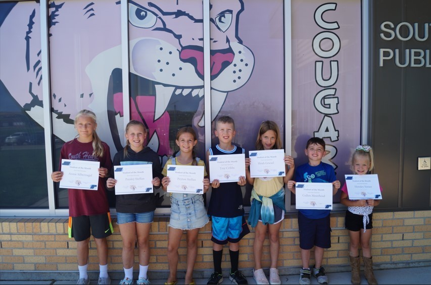 August Students of the Month