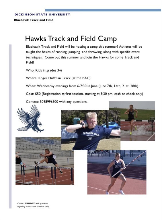 DSU Track and Field Camp Flyer